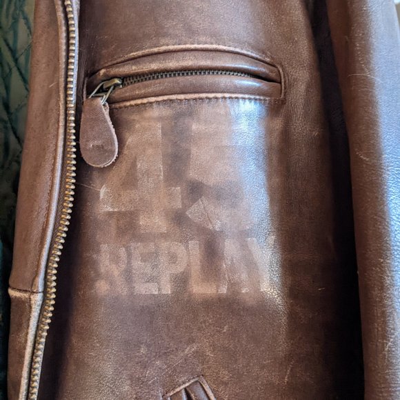 Replay leather jacket - Picture 2 of 5